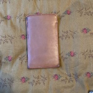 Coach leather eyeglass case